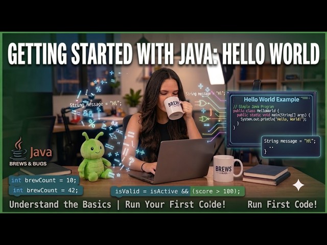 1. How to Install Java JDK & Run Your First Hello World Program