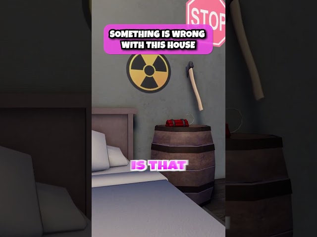 SOMETHING is WRONG WITH THIS HOUSE! 😨#roblox #shorts