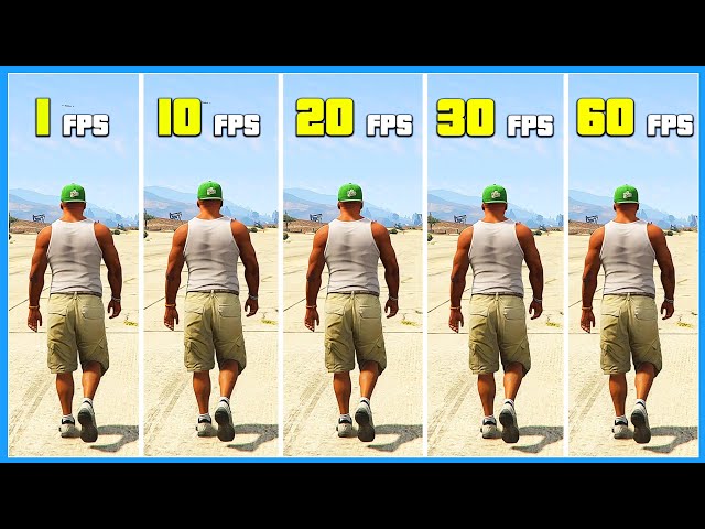 Playing GTA 5 at Different FPS! (1 vs 60 FPS)