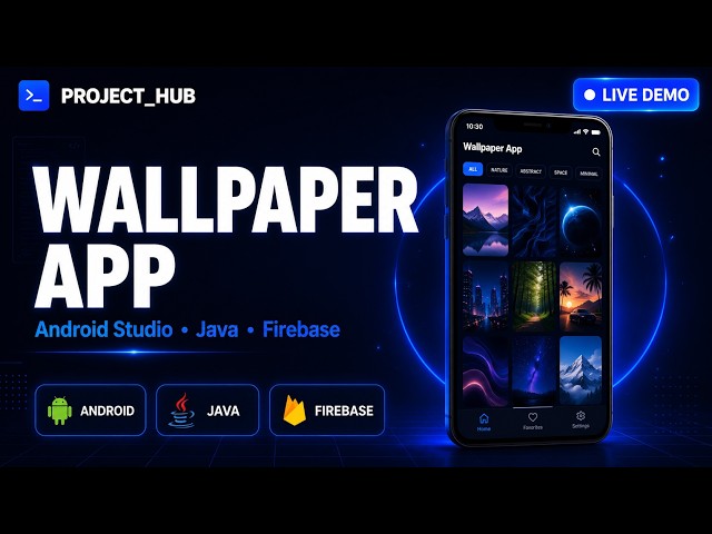 Wallpaper App Demo | Java | Android Studio | Firebase Authentication