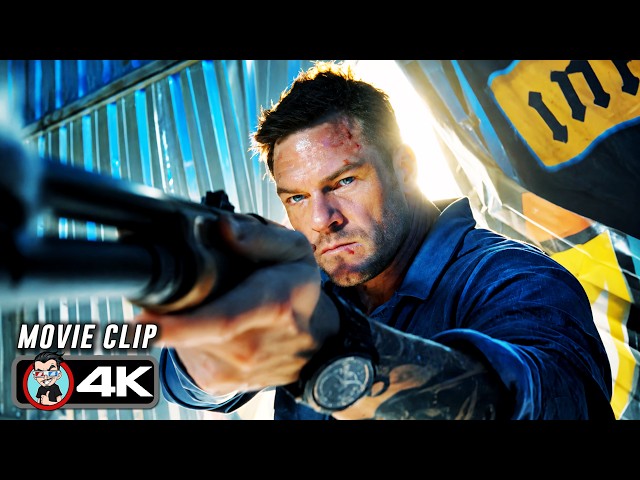 Alan Ritchson Destroys The Cartel Scene | RUNNER (2026) Movie CLIP 4K