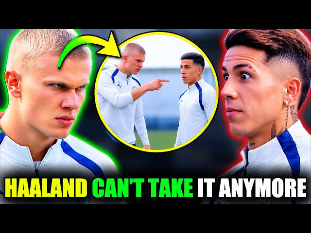 MAN CITY ERUPTS! Haaland LOSES IT at Enzo in Today’s Training After Discovering THIS