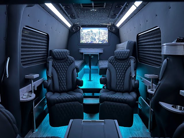 MK84 - Black VIP Maybach Sprinter with Bed