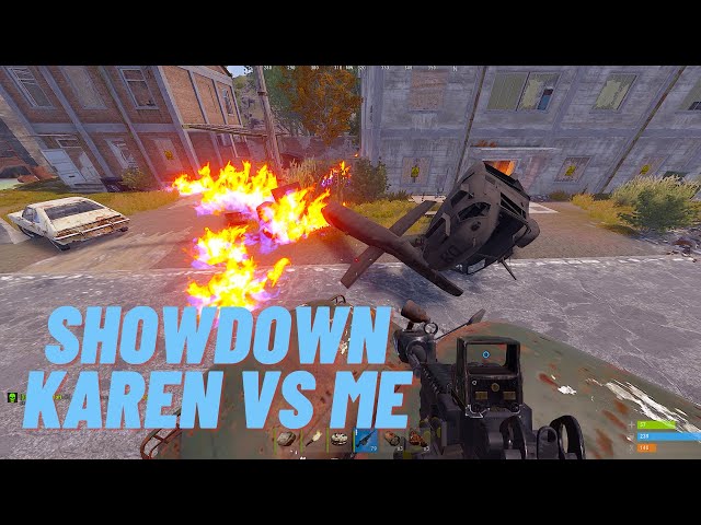 RUST PVE Server Showdown Karen vs Me!