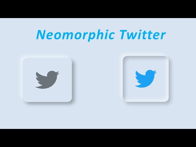 Neomorphism Twitter | Social Media | HTML and CSS | Dynamic Coding With Amit