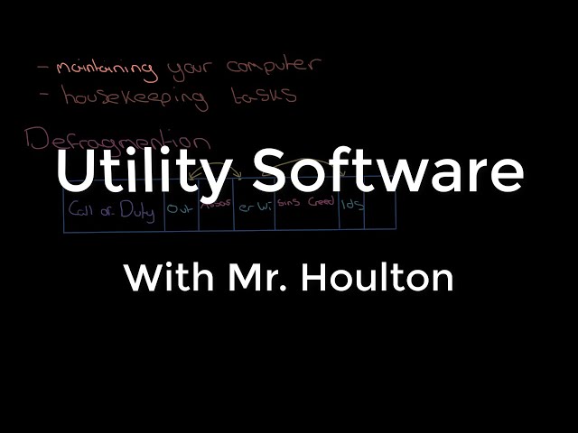 1.5.2 Utility Software - Revise GCSE Computer Science