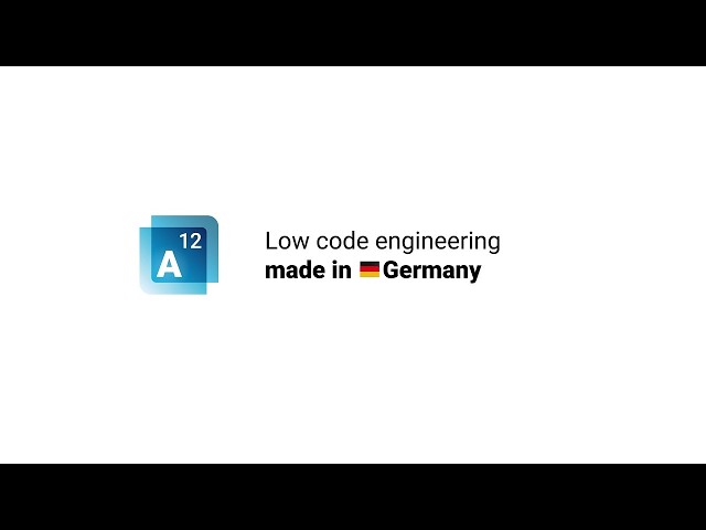 A12 AI Low Code Platform — In 100 Sekunden