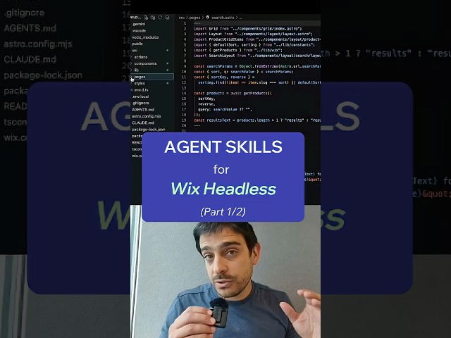 [PART 1/2] Building an Ecommerce Site with Claude Code and Wix Headless Skills