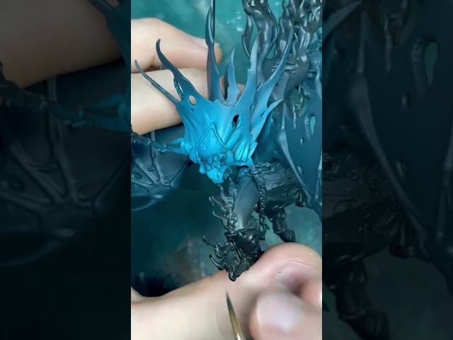 A whole new meaning to January Blues 😍How to paint Nighthaunt! #shorts #warhammer #aos #ageofsigmar
