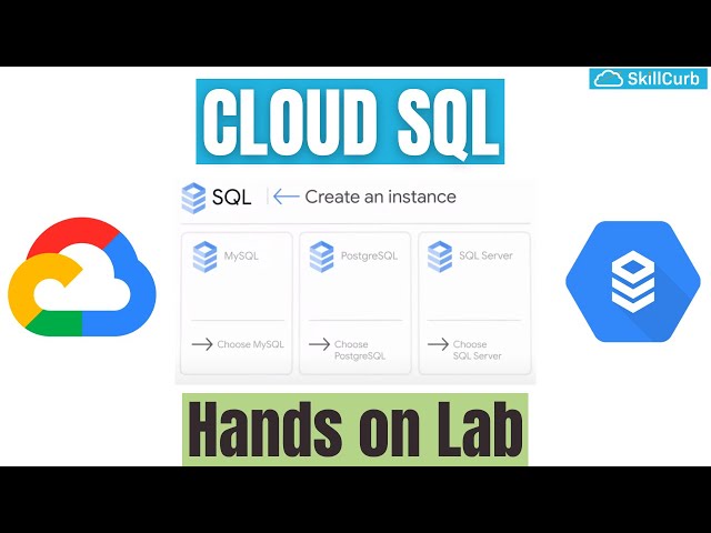 Google Cloud SQL Hands on Lab for beginners