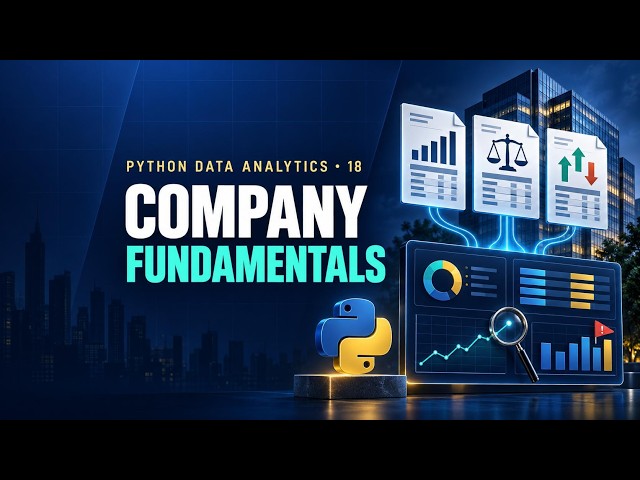 Python Data Analytics #18: Company Fundamentals from Real Financial Statements