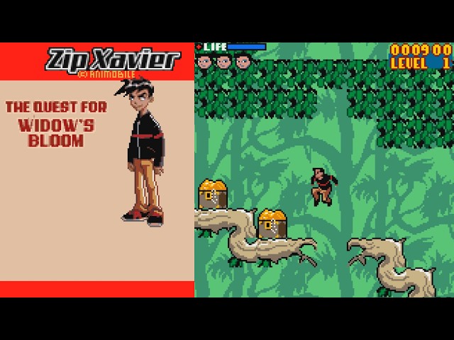 Zip Xavier Motorola JAVA GAME (Animobile Inc. 2003) FULL WALKTHROUGH
