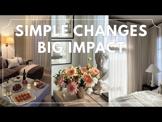Small Changes That Made a BIG Difference in Our Home!