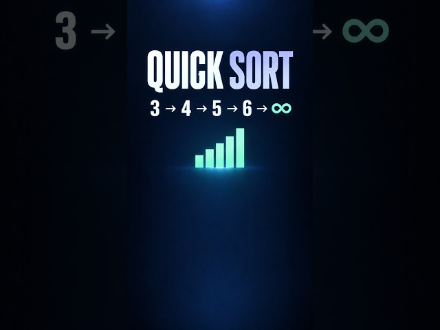 Quick Sort Forever — Infinite Sorting Visualization
