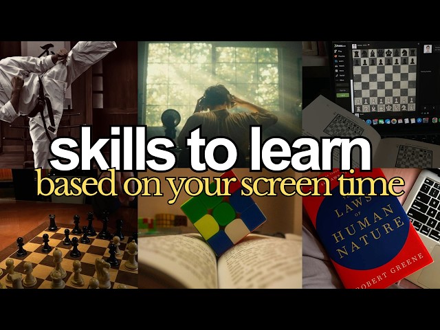 Skills to Learn Based on Your Screen Time.