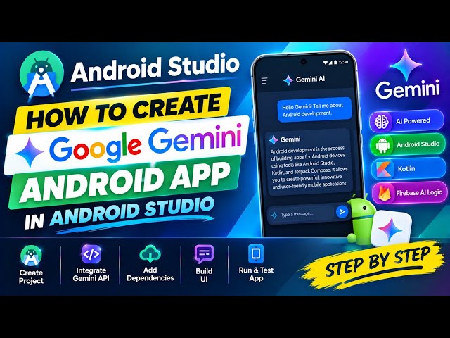 How to Create a Google Gemini Android App in Android Studio