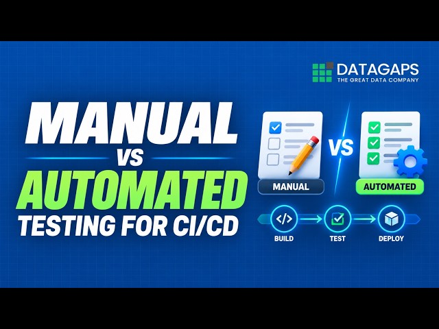 Manual vs Automation testing for CICD Pipelines