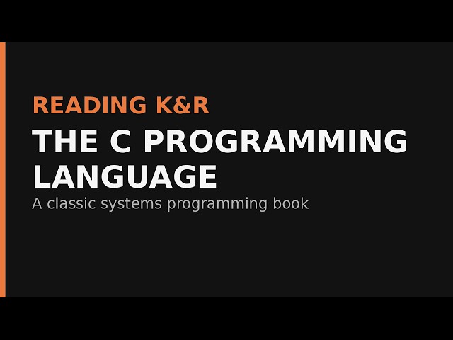Reading K&R's "The C Programming Language" Part 6 - §1.5.2 Character Counting