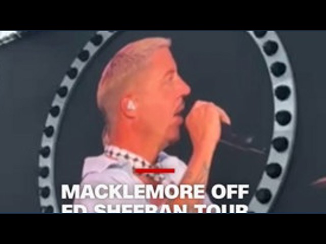 Macklemore off Ed Sheeran tour over "Free Palestine" remarks