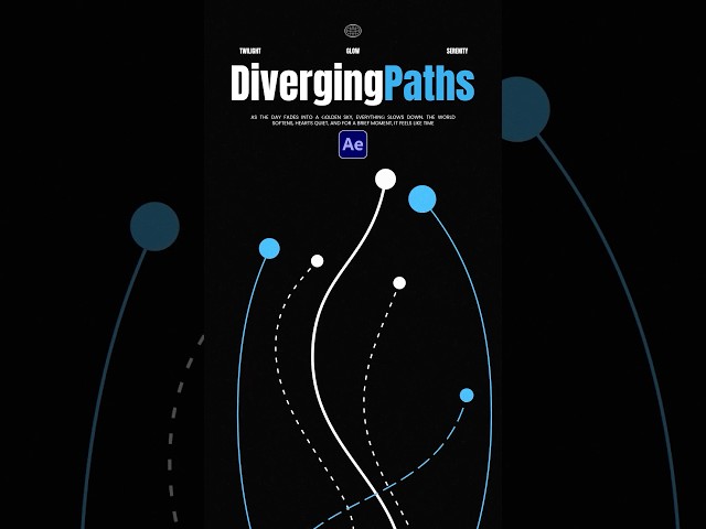 Make Diverging Line Motion Graphics in After Effects