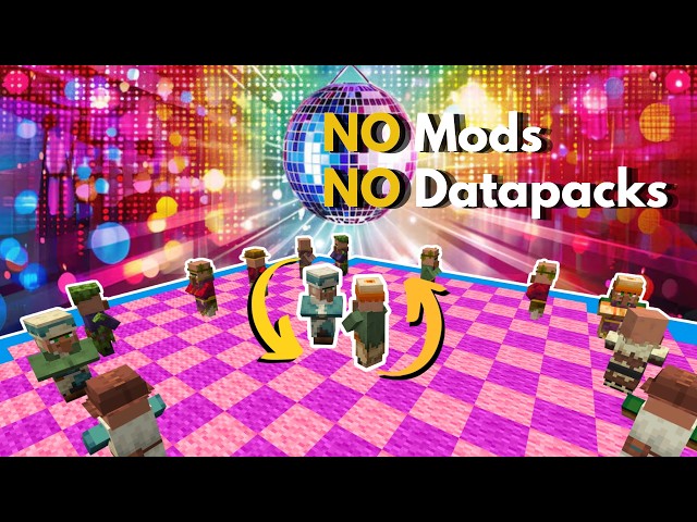 I Taught Villagers to Dance Without Mods (20k Celebration)