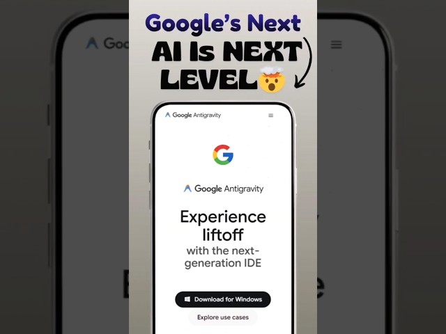 Google’s New AI IDE Is INSANE — Antigravity Explained In 60 Seconds! #Antigravity #GoogleAntigravity