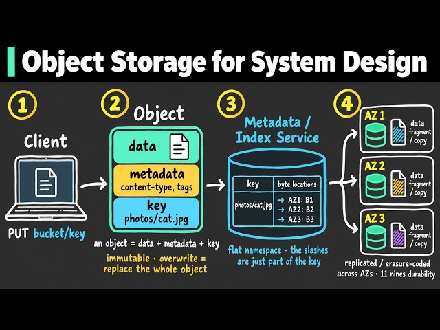Object Storage For System Design: How S3 Actually Works
