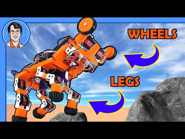 How this Robot Climbs over Obstacles