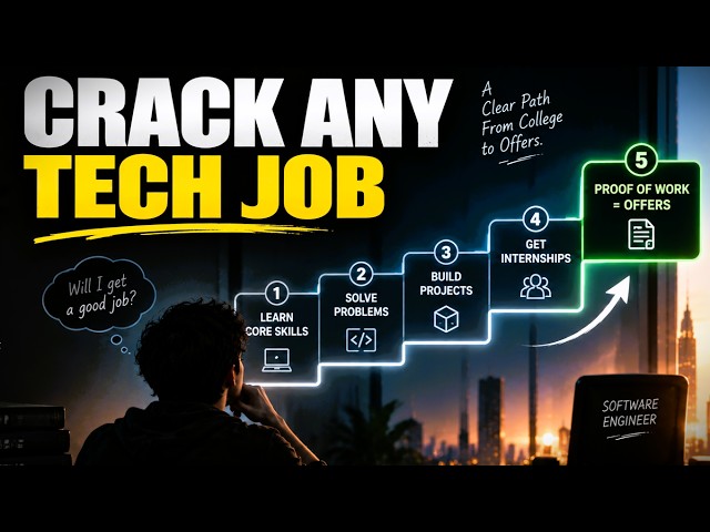 Tech Placement Formula: 5 Steps to Land Your Dream Software Job (Projects, Internships & Resume)