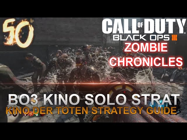 Black Ops 3 KINO *FAST* SOLO STRATEGY GUIDE (ZOMBIE CHRONICLES)