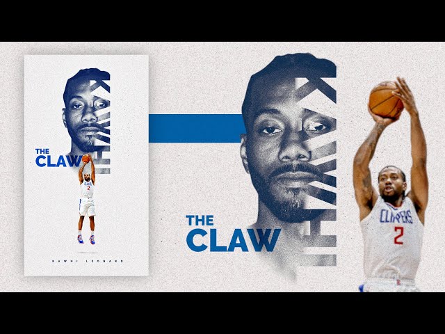 Gimp Tutorial : Text Masking Effect | Basketball Sport Poster - Kawhi Leonard