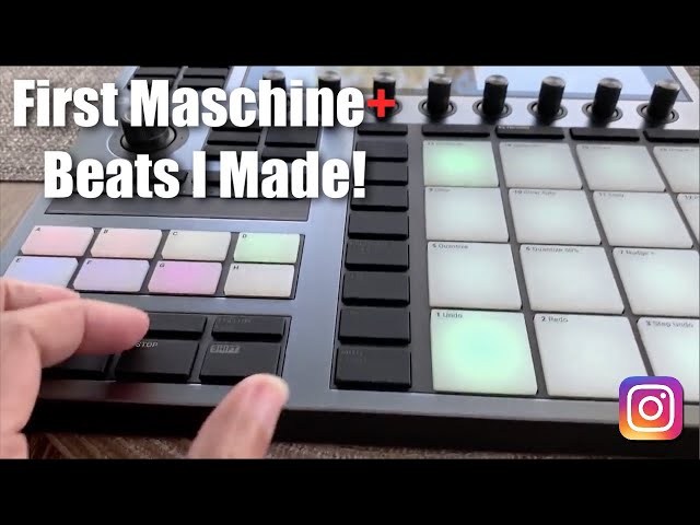 My First Beats On Maschine Plus + Komplete 13 Ultimate | Instagram Beat Reel
