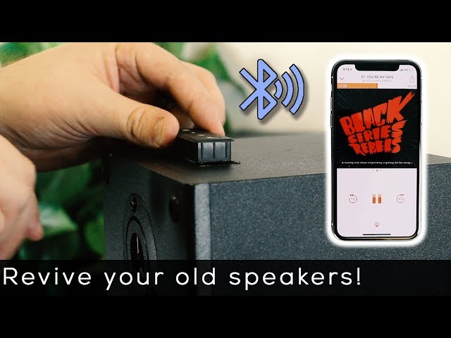 Making my old speakers useful again with Bluetooth!
