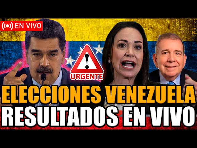 🔴ELECCIONES EN VENEZUELA EN VIVO RESULTADOS ¡ESCÁNDALO MUNDIAL MADURO "GANADOR"! | BREAK POINT