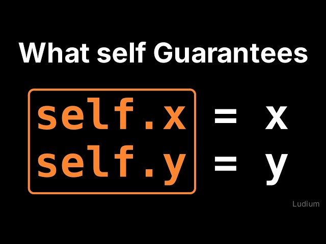 Introduction to CS | 18.1: Data Attributes vs Parameter Names: What self Guarantees