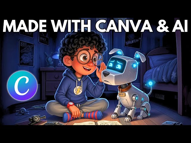 How to Animate Cartoon Characters Consistently Using Canva & AI Tools