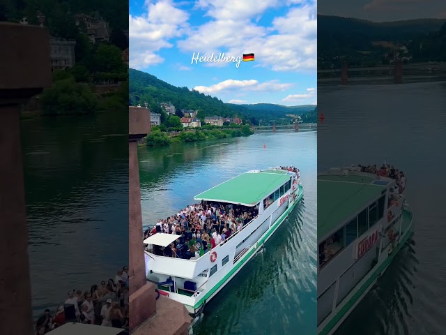 📍Heidelberg🇩🇪 The most beautiful city in Germany#shorts