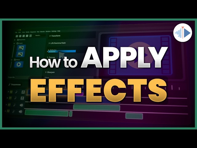 How to Add Effects to Videos - Kdenlive Tutorial