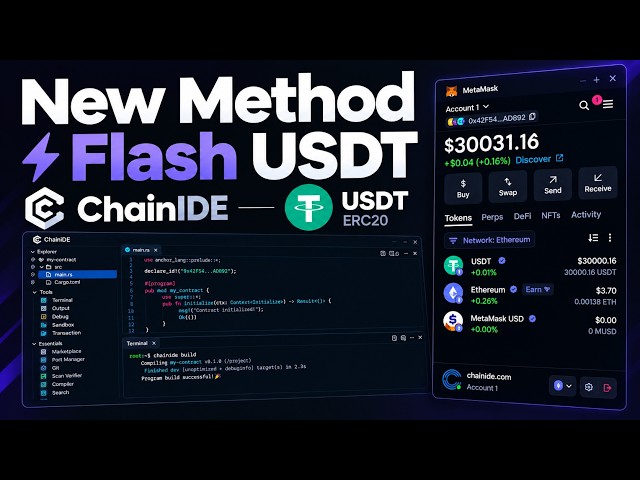 Flash USDT I Found a NEW Method on ChainIDE