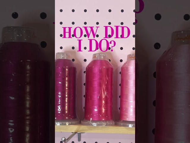 So Hard to Choose Thread Colors😬