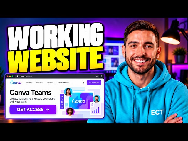 How to Create a Website With Canva AI | 100% FREE