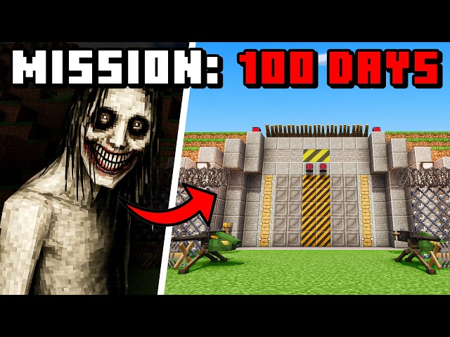 Surviving 100 Days In Minecraft's DEADLIEST Bunker #5