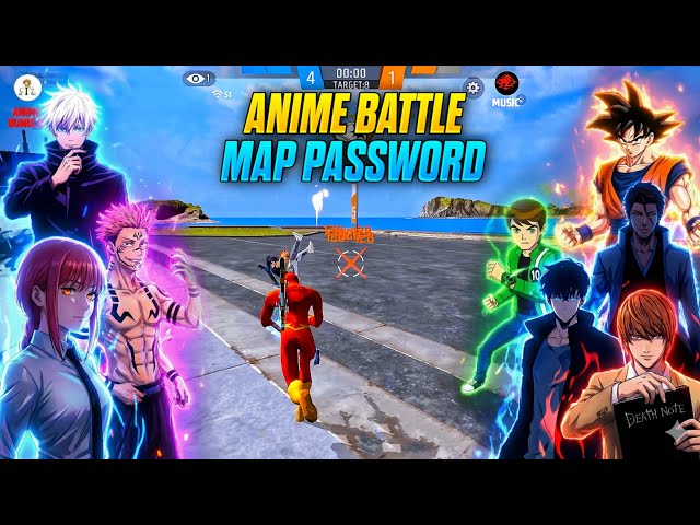 1v1, 2v2 ANIME BATTLE MAP CODE | FREE DIAMONDS GIVEAWAY 💎🤑 | 1V1 & 2V2 ANIME BATTLE MAP PASSWORD