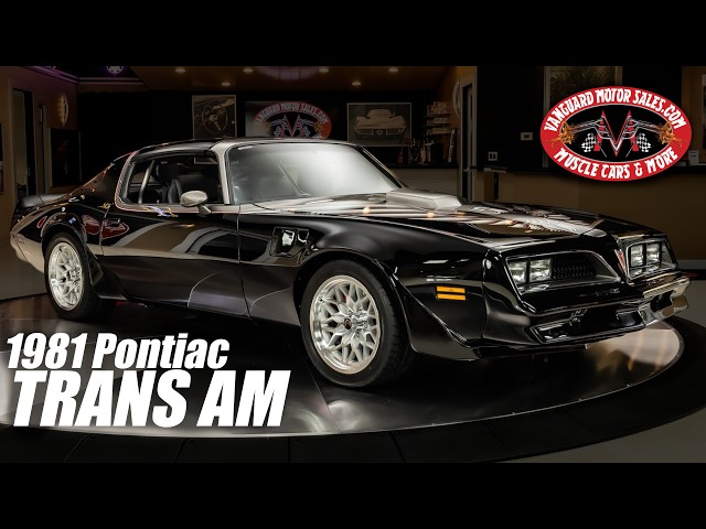 1981 Pontiac Firebird Trans Am Restomod For Sale Vanguard Motor Sales #0232