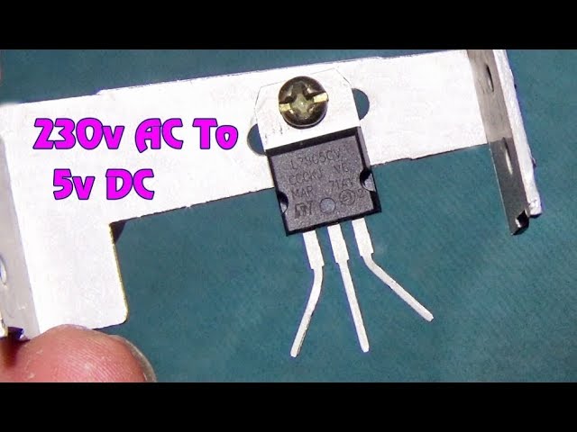 How To Convert 230V AC To 5V Dc Easily (Step By Step)