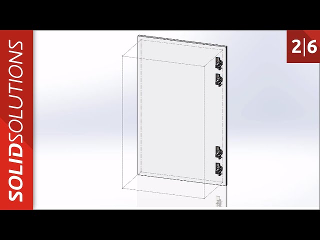SOLIDWORKS SWOOD Door Design Tutorial - Basic Hinge Setup