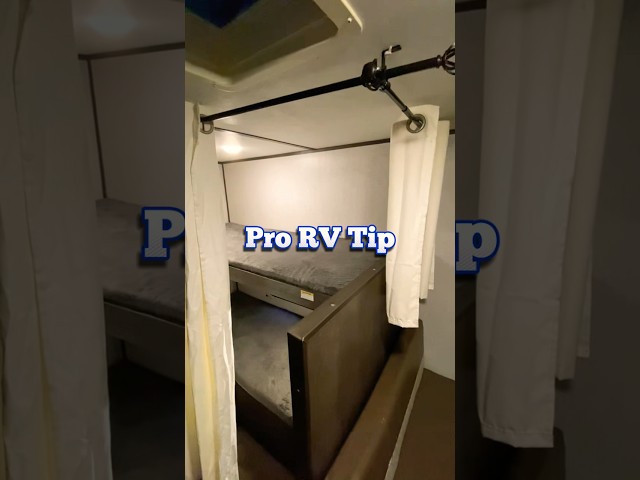 BEST Simple RV Hack: EASY Bunkhouse Privacy #rvlife #camping #hack #shorts #viral