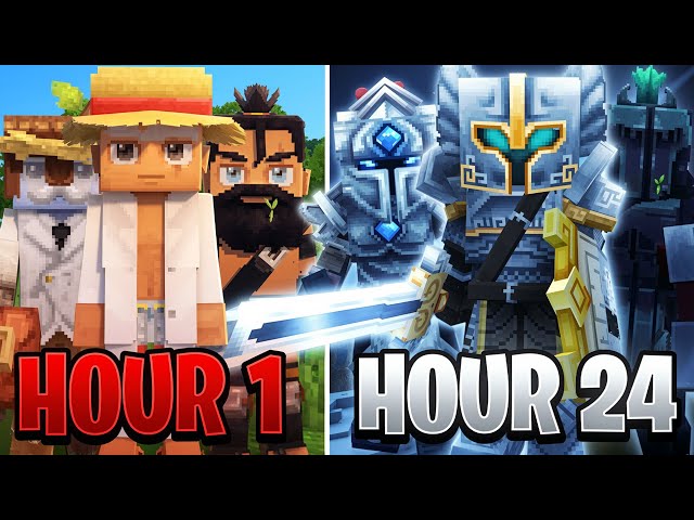 WE Spent 24 HOURS In Hytale!