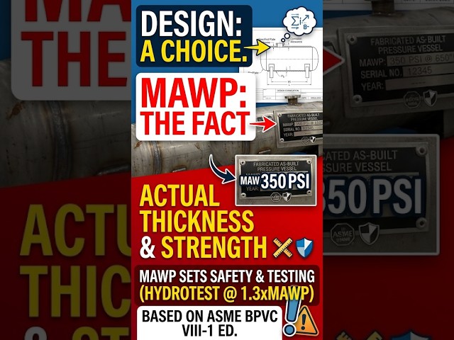Design Pressure Is Not The MAWP — Read Your Plate