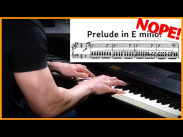 When you REFUSE to play Chopin as written!